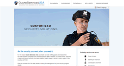 Desktop Screenshot of guardservicesusa.com